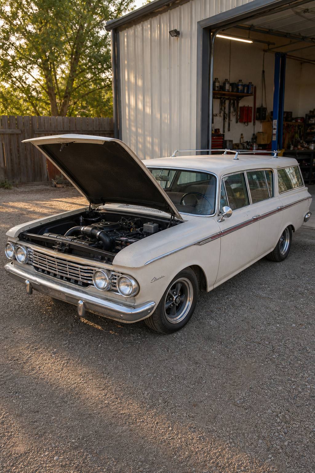 1962 Rambler American Station Wagon AI restoration vision