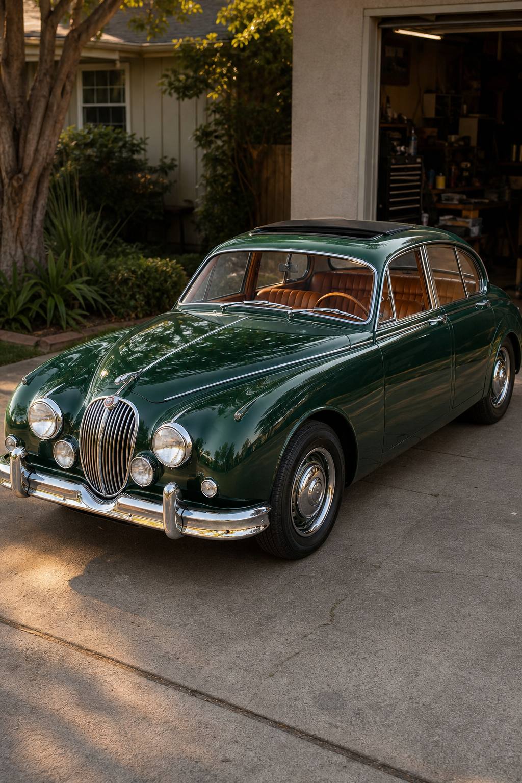 1961 Jaguar Mark II 3.8 Restoration Project AI restoration vision