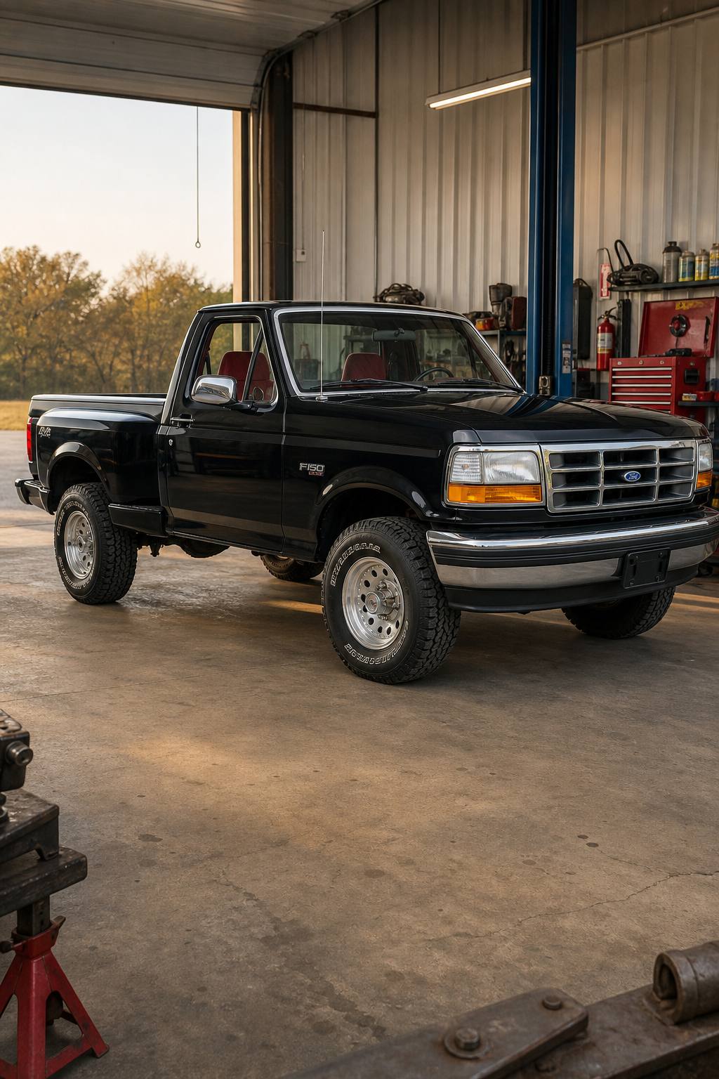 1994 Ford Flareside F150 Regular Cab 4×4 5.0 V8 XLT Package Project AI restoration vision
