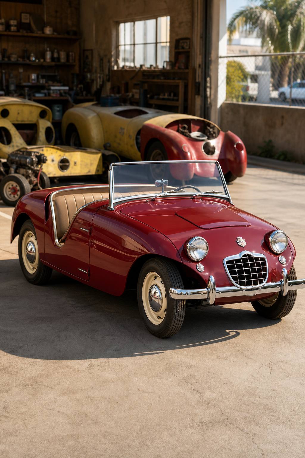 1950 Crosley Hot Shot body and 1951 Crosley Super Sport body AI restoration vision