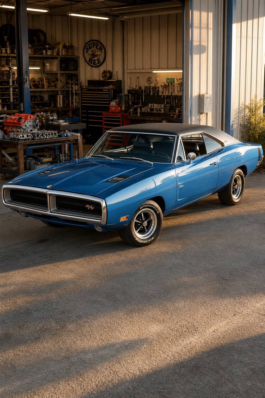1970 Dodge Charger RT Project Car Overall Solid Car AI restoration vision