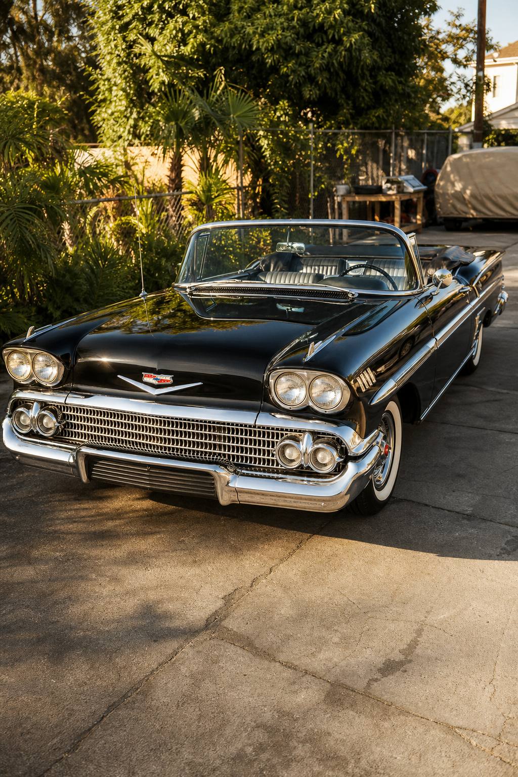 1958 Chevy Impala Convertible Project AI restoration vision