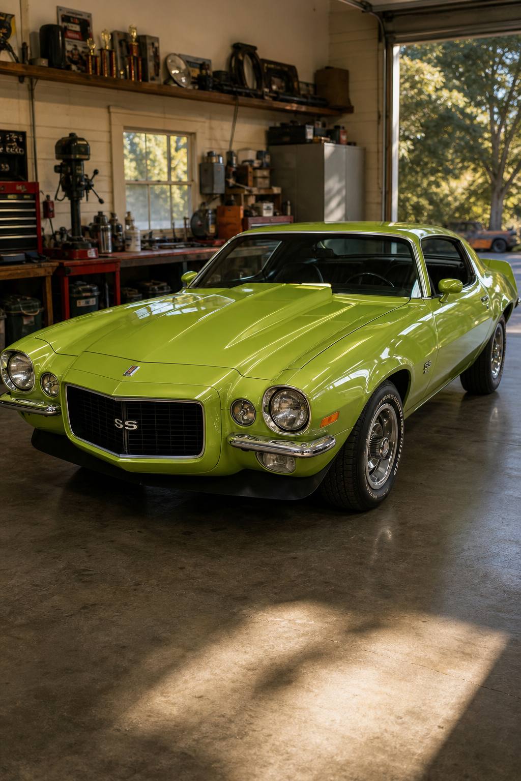 1971 Chevrolet Camaro RS SS 396 Big Block AC Car Project AI restoration vision