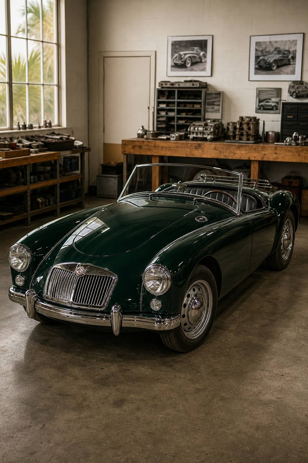 1959 MGA twin cam Restoration Project AI restoration vision