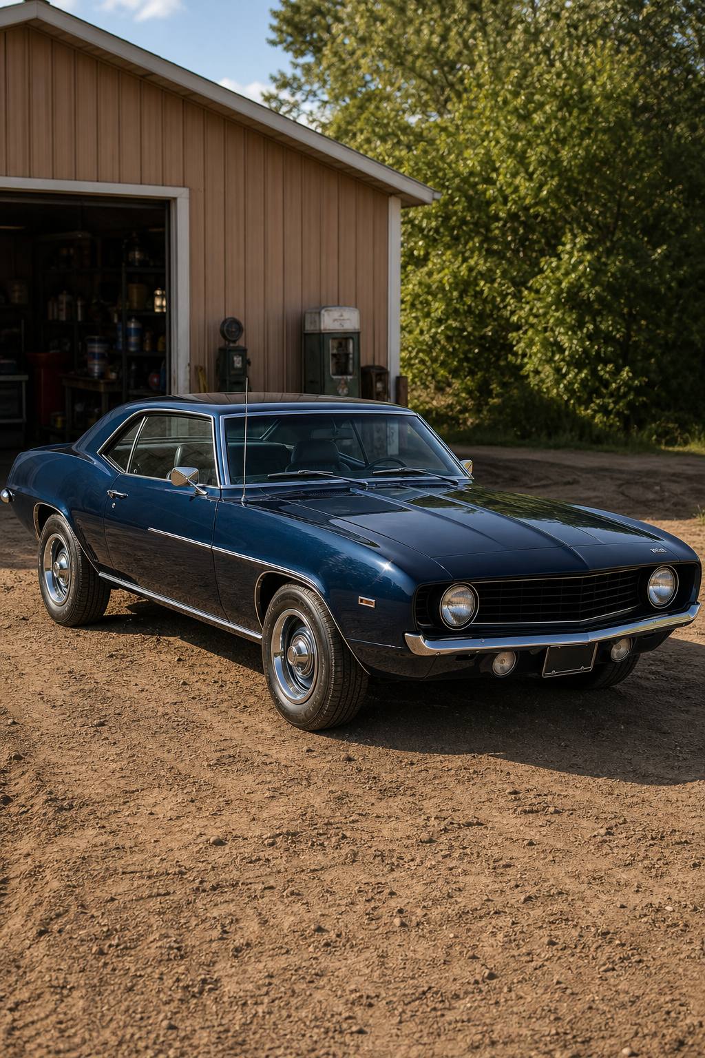 1969 Chevrolet Camaro Project car bar find AI restoration vision
