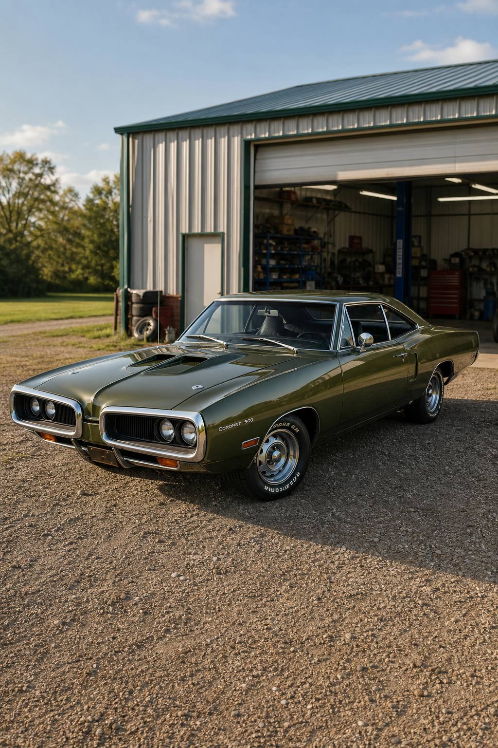 1970 Dodge Coronet 500 Driving Project car AI restoration vision