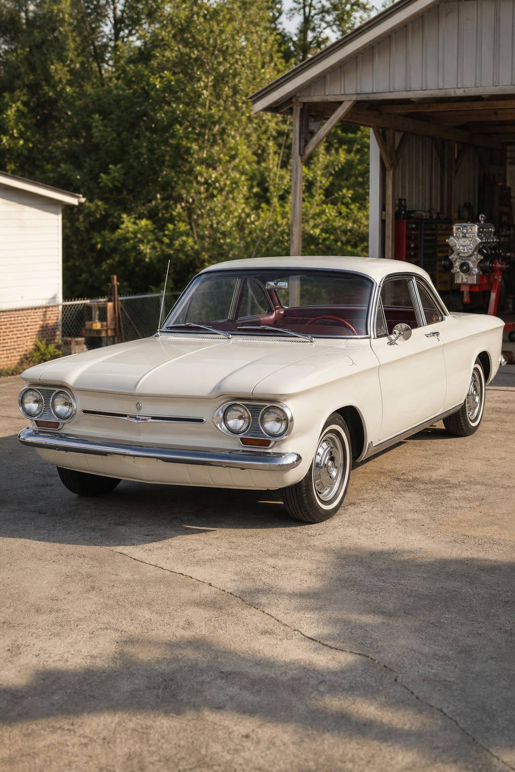 1963 Chevrolet Corvair Restoration Project AI restoration vision