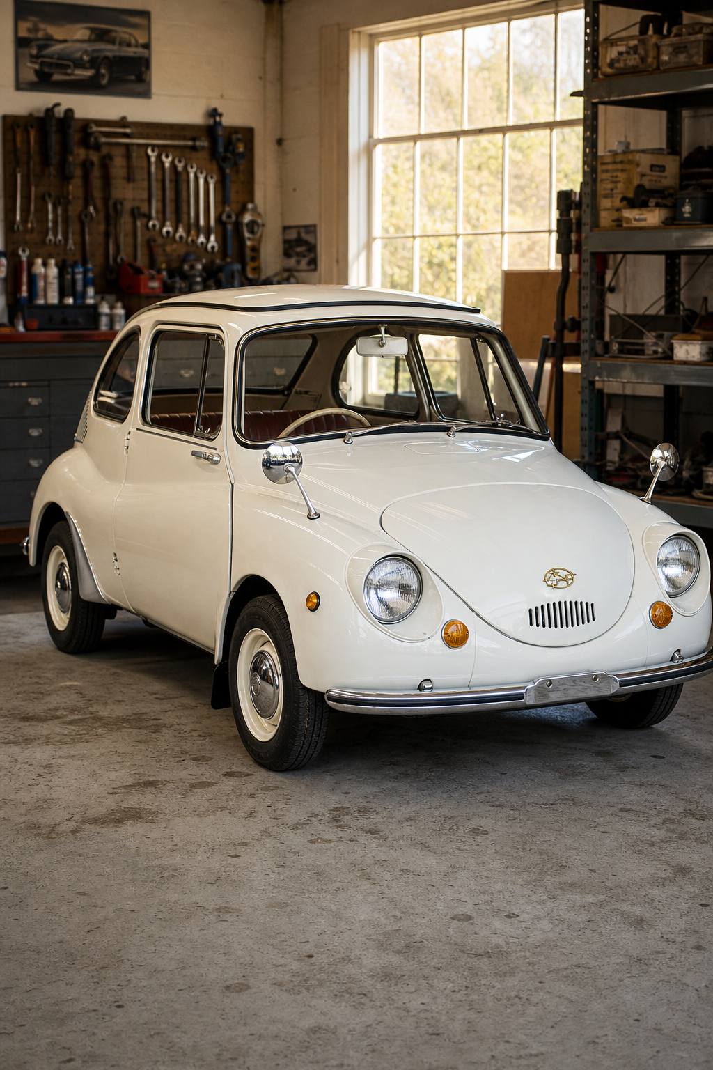 1969 Subaru 360 deluxe Micro car Restoration Project AI restoration vision