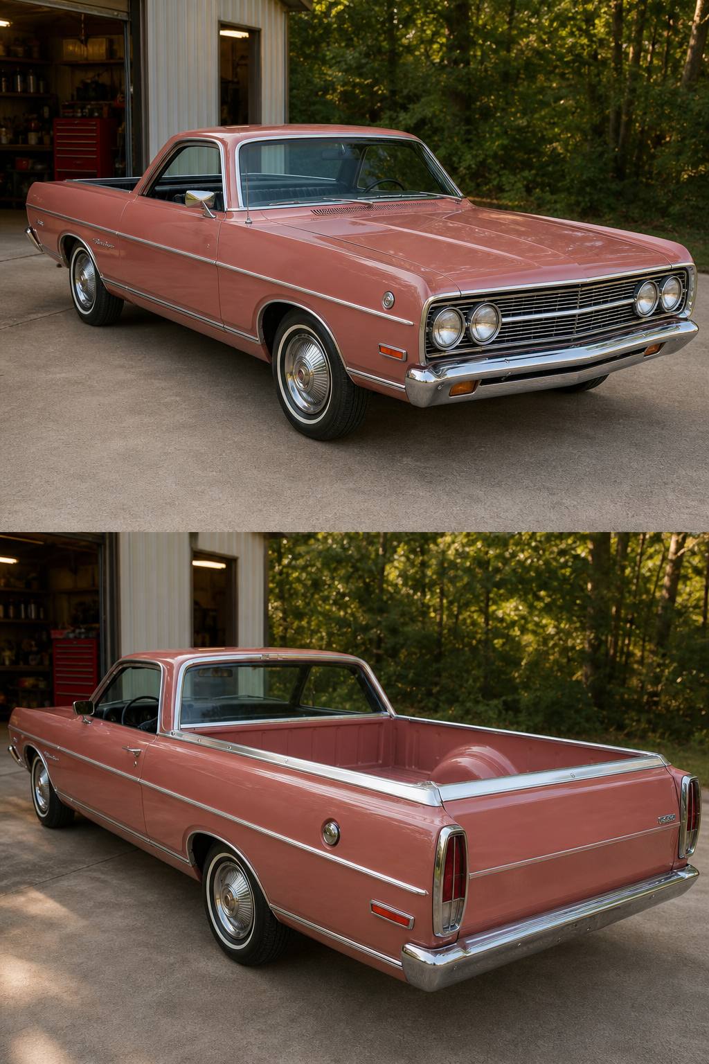 1969 Ford Ranchero AI restoration vision