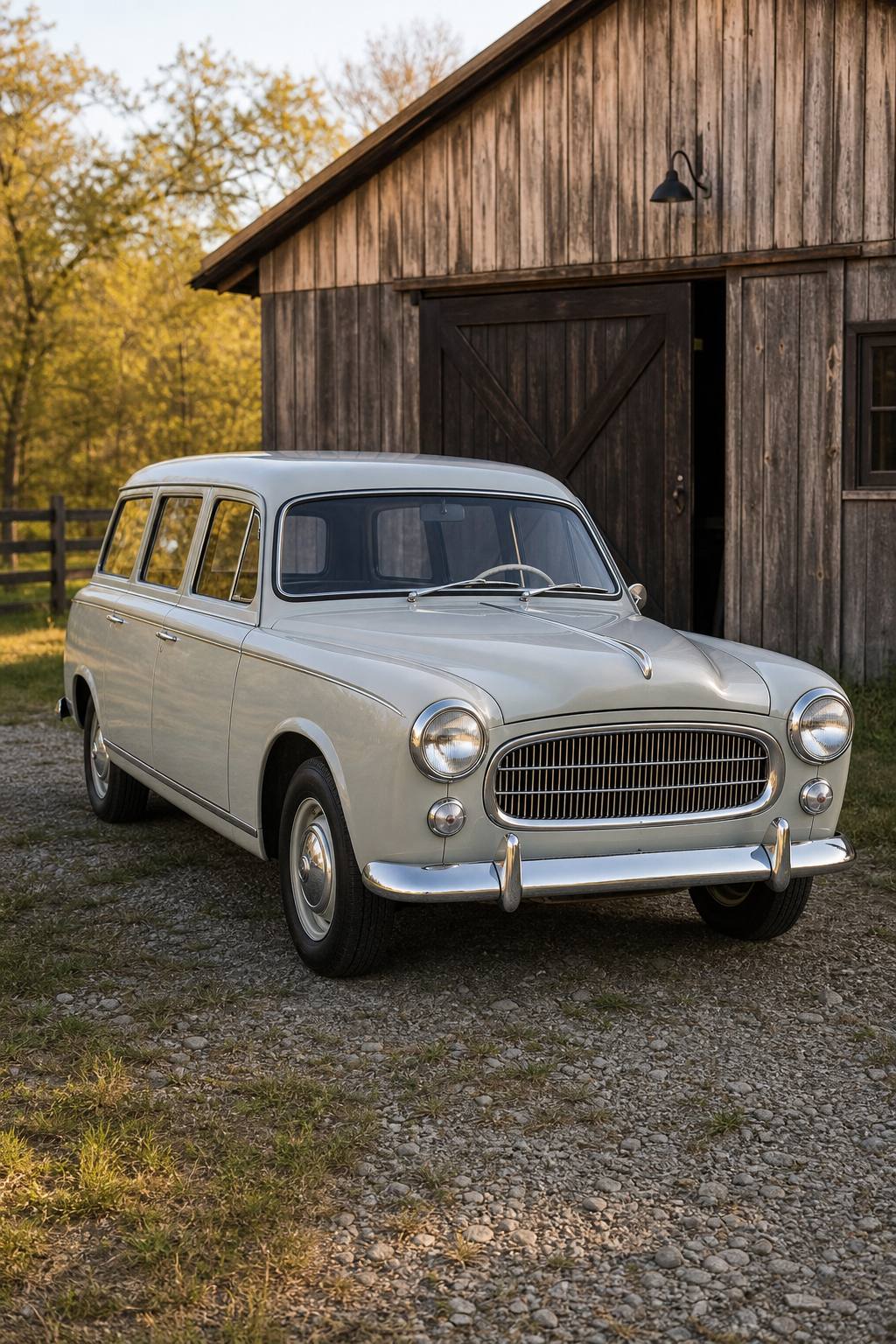 Rare 1960 Peugeot 403 Wagon Project (very solid) AI restoration vision