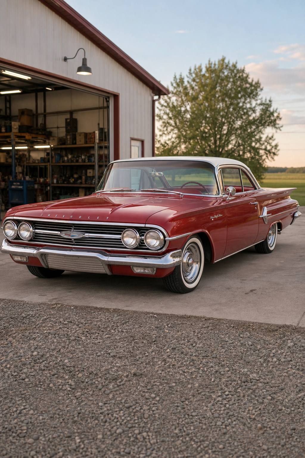 Fair condition 1960 Chevrolet Bel Air/150/210 project AI restoration vision