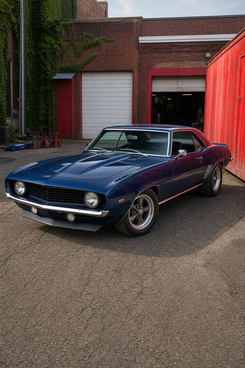 Bodywork done 1969 Chevrolet Camaro Base project AI restoration vision