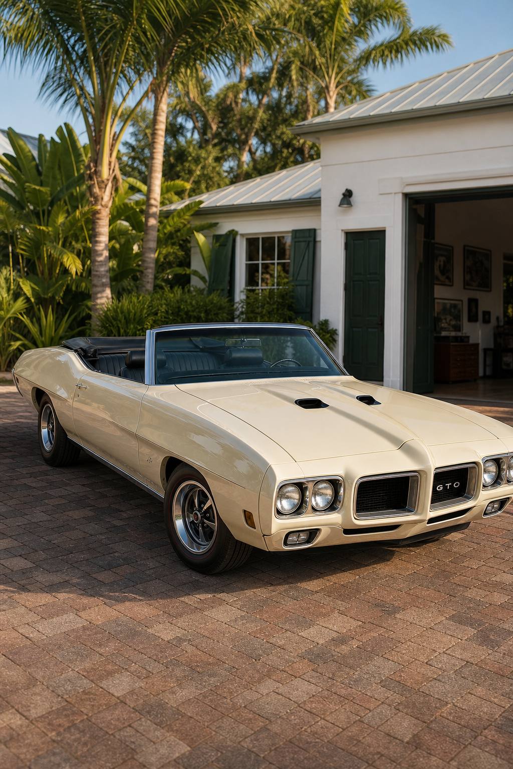 Mostly complete 1970 Pontiac GTO Convertible project AI restoration vision