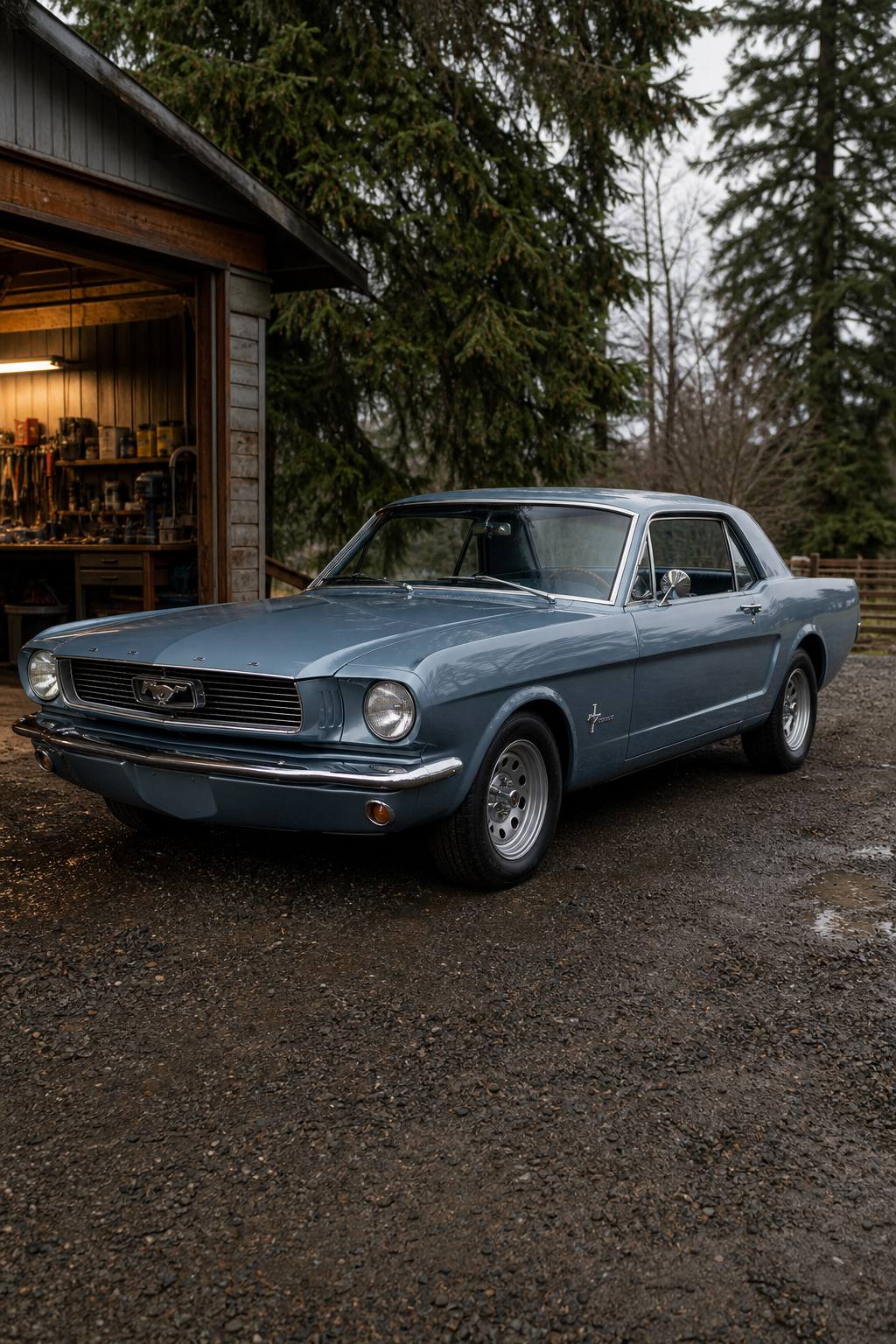 1966 Ford Mustang AI restoration vision