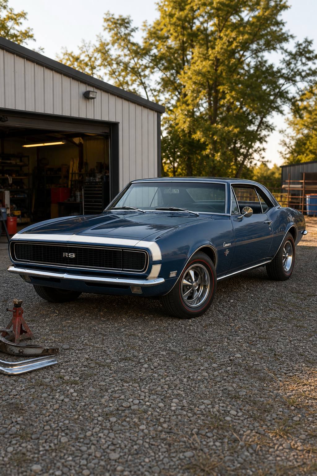 Almost complete 1967 Chevrolet Camaro Rally Sport project AI restoration vision