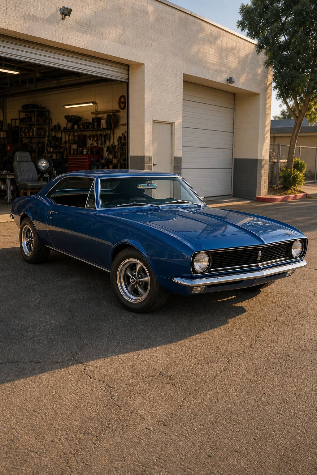 Needs finishing 1967 Chevrolet Camaro project AI restoration vision