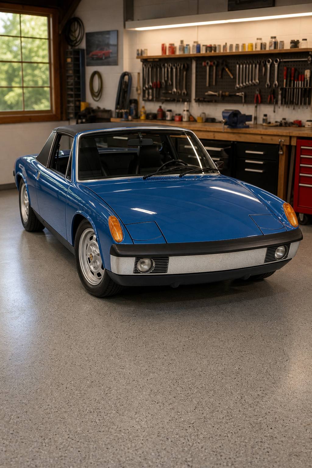 Complete 1971 Porsche 914 Targa project AI restoration vision