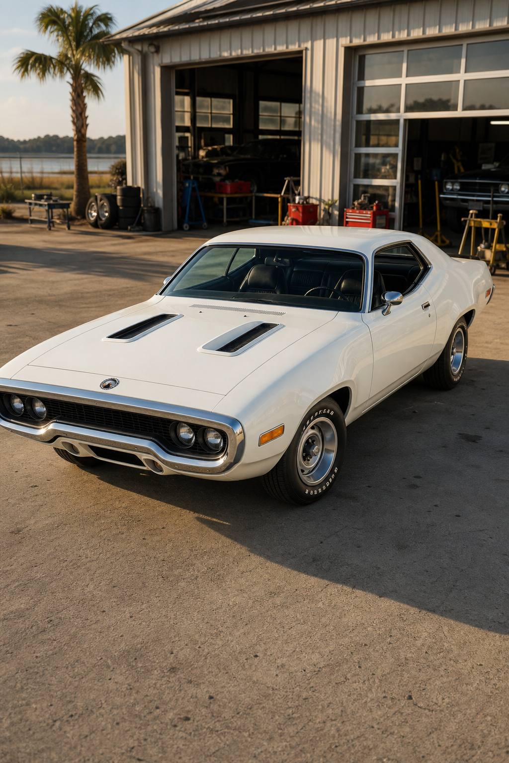 Missing drivetrain 1971 Plymouth Road Runner project AI restoration vision