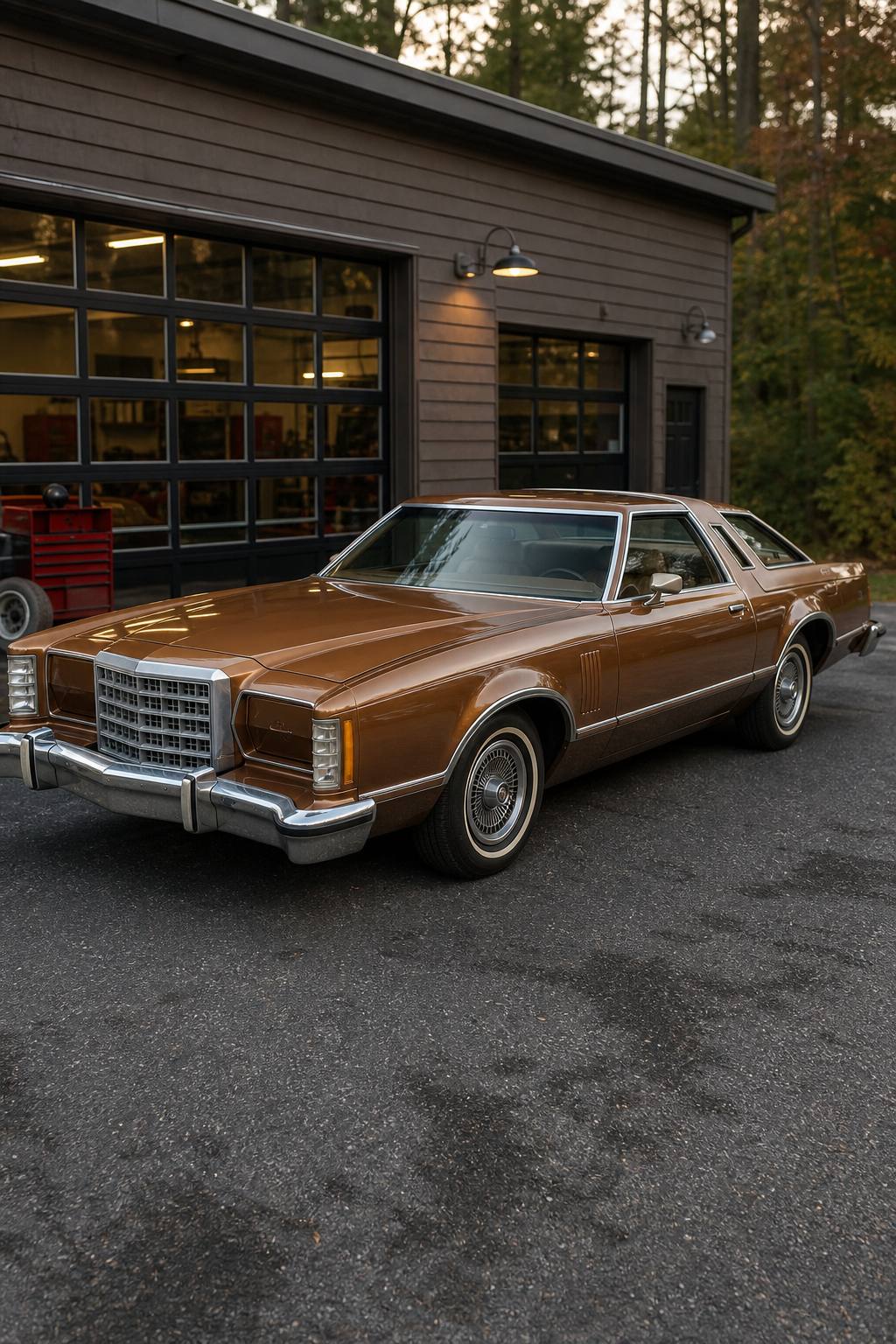 New parts 1979 Ford Thunderbird Unique project AI restoration vision