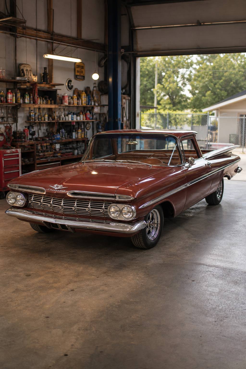 Parked for 20 yrs 1959 Chevrolet El Camino project AI restoration vision