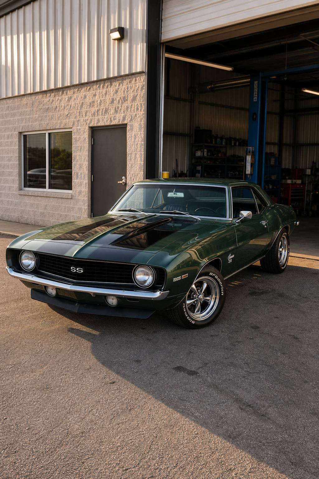 New parts 1969 Chevrolet Camaro SS tribute project AI restoration vision