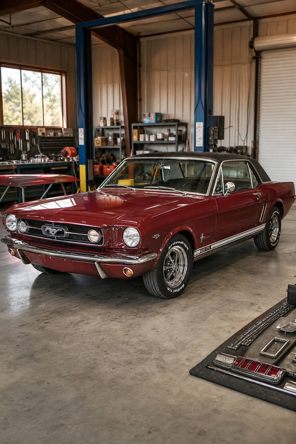 A code 1966 Ford Mustang project AI restoration vision