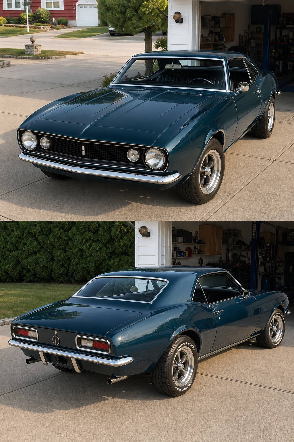 Resto mod 1967 Chevrolet Camaro project AI restoration vision