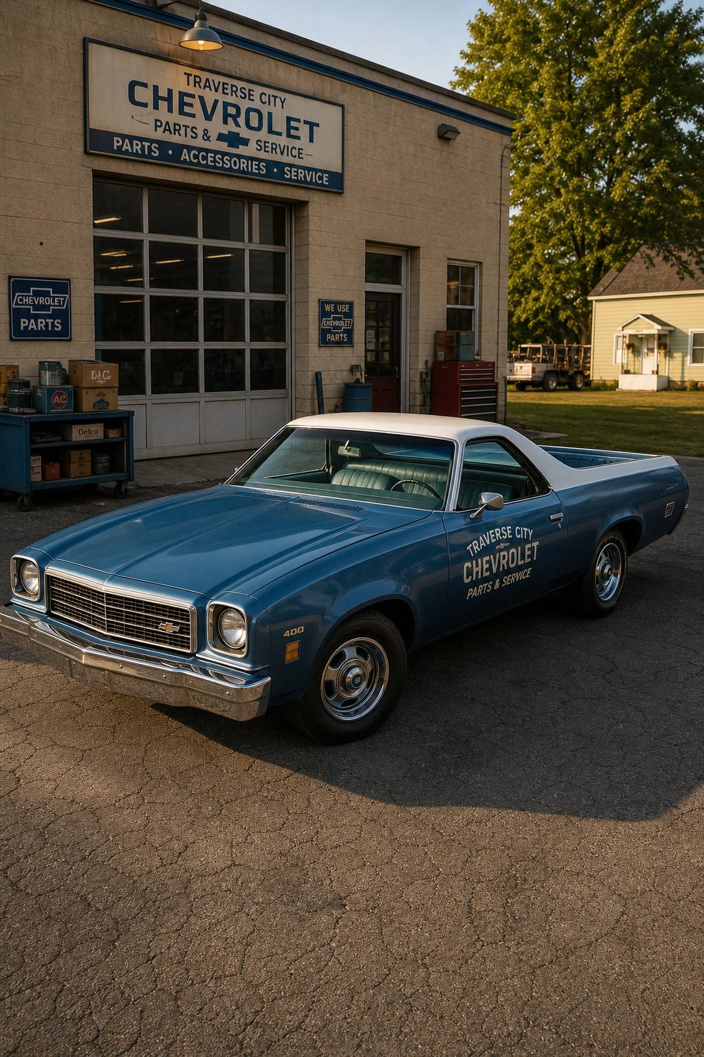 1974 Chevrolet El Camino 400 SBC AI restoration vision