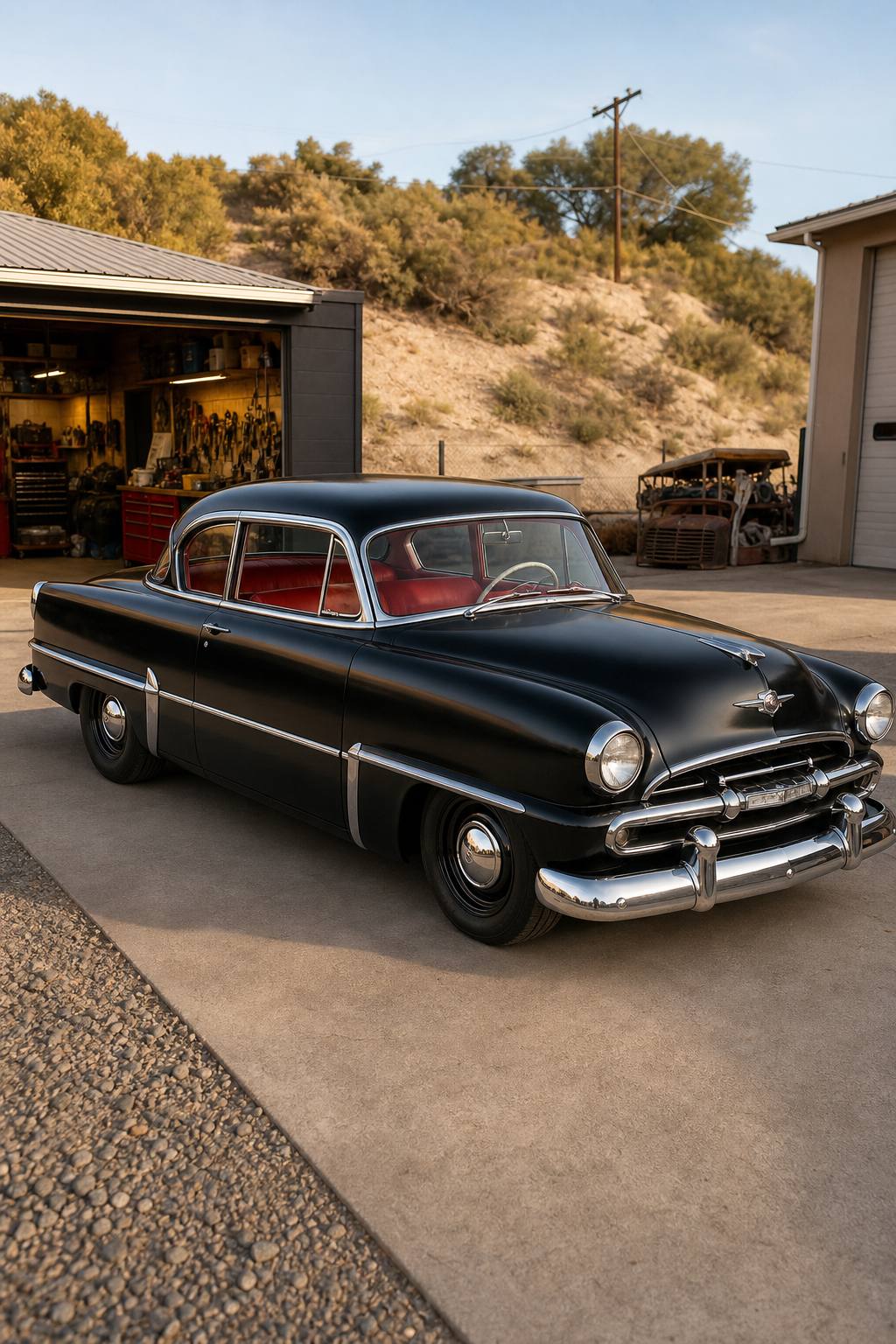 little rust 1953 Plymouth project AI restoration vision