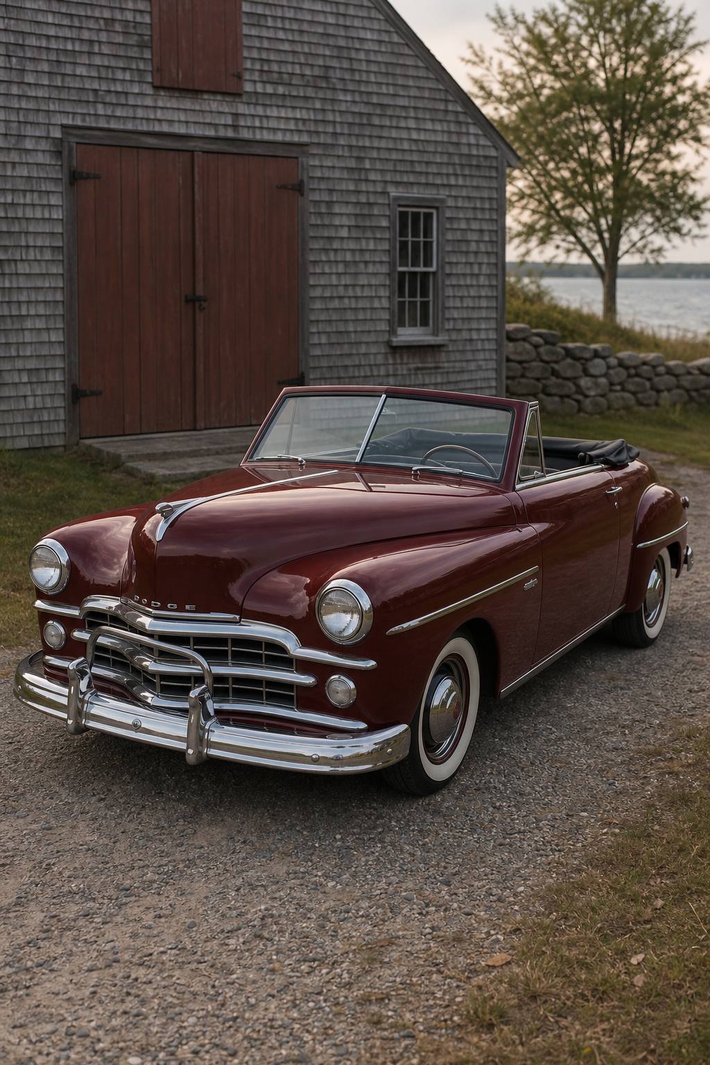 last roadster 1949 Dodge Wayfarer Convertible project AI restoration vision