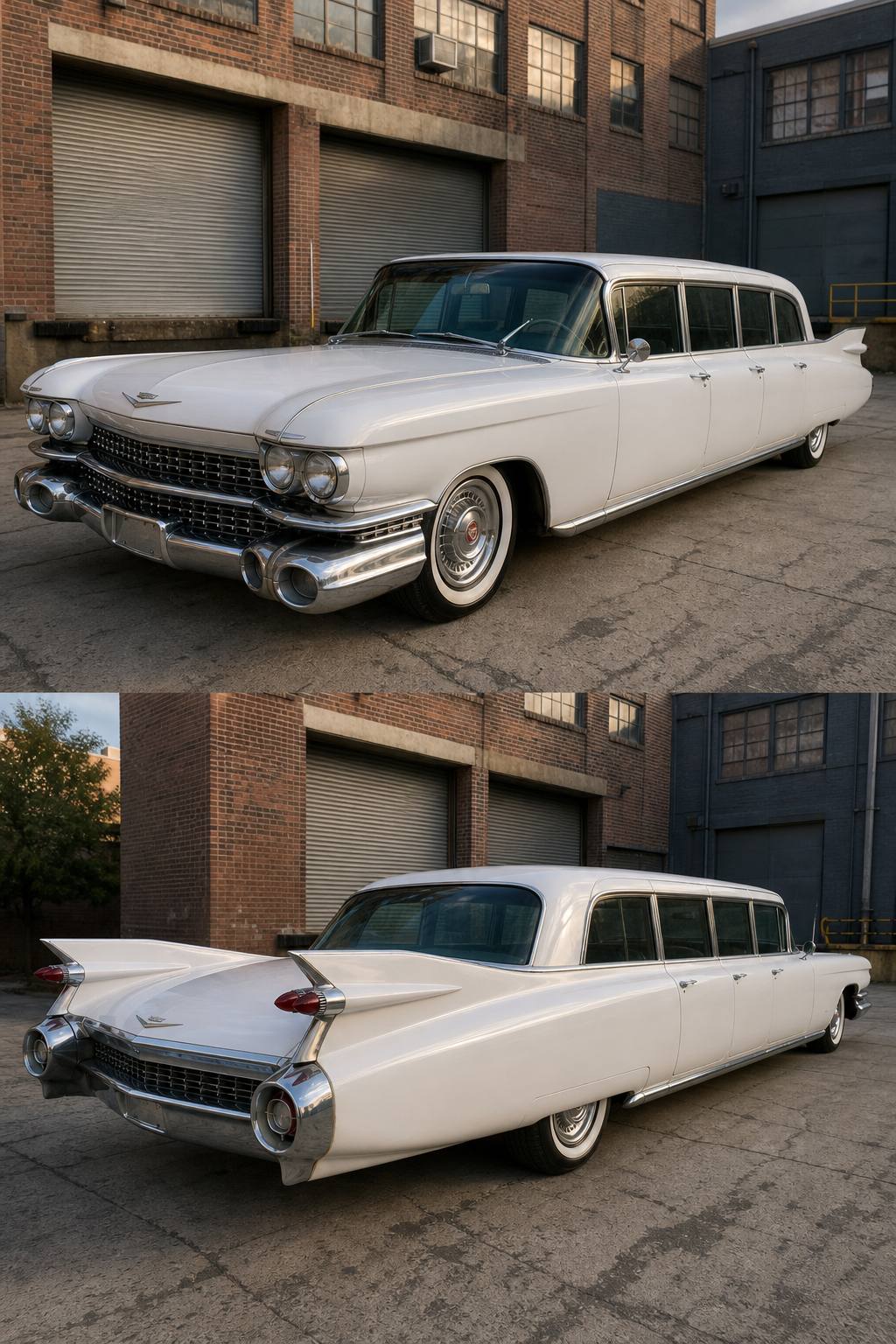 warehouse find 1959 Cadillac Fleetwood 75 series project AI restoration vision