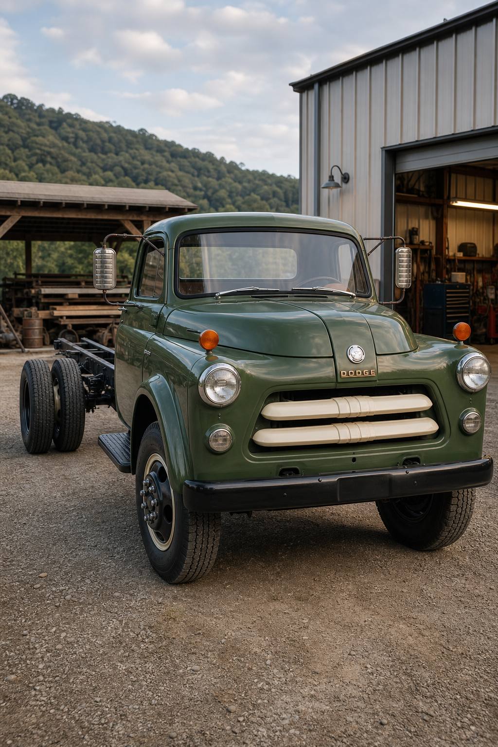 Commercial Truck 1954 Dodge K Series project AI restoration vision