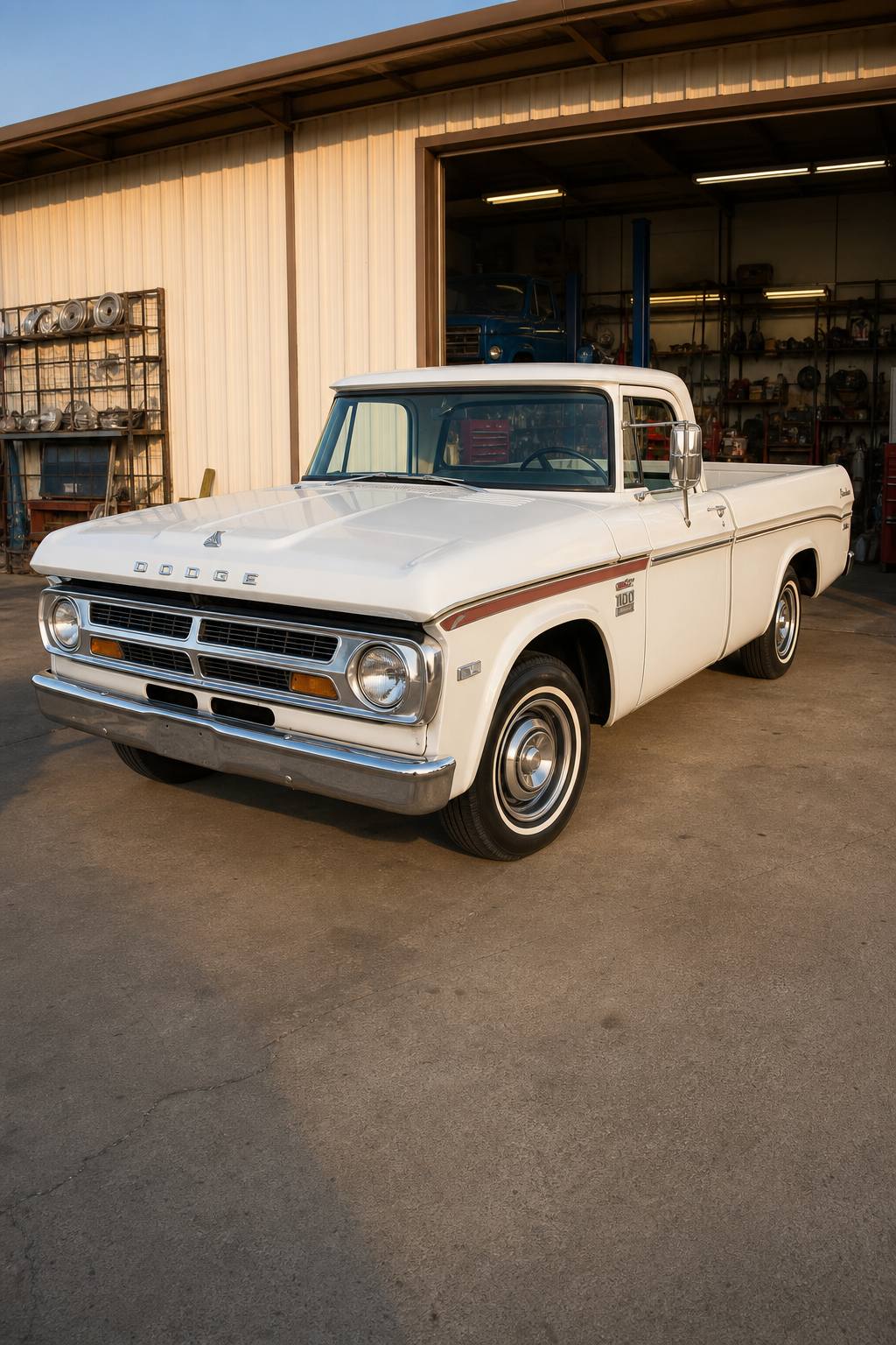 not original engine 1970 Dodge Adventurer D100 project AI restoration vision
