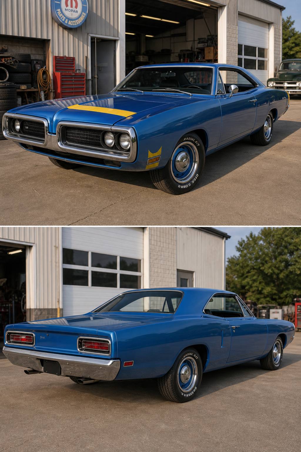 minimal rust 1970 Dodge Coronet project AI restoration vision