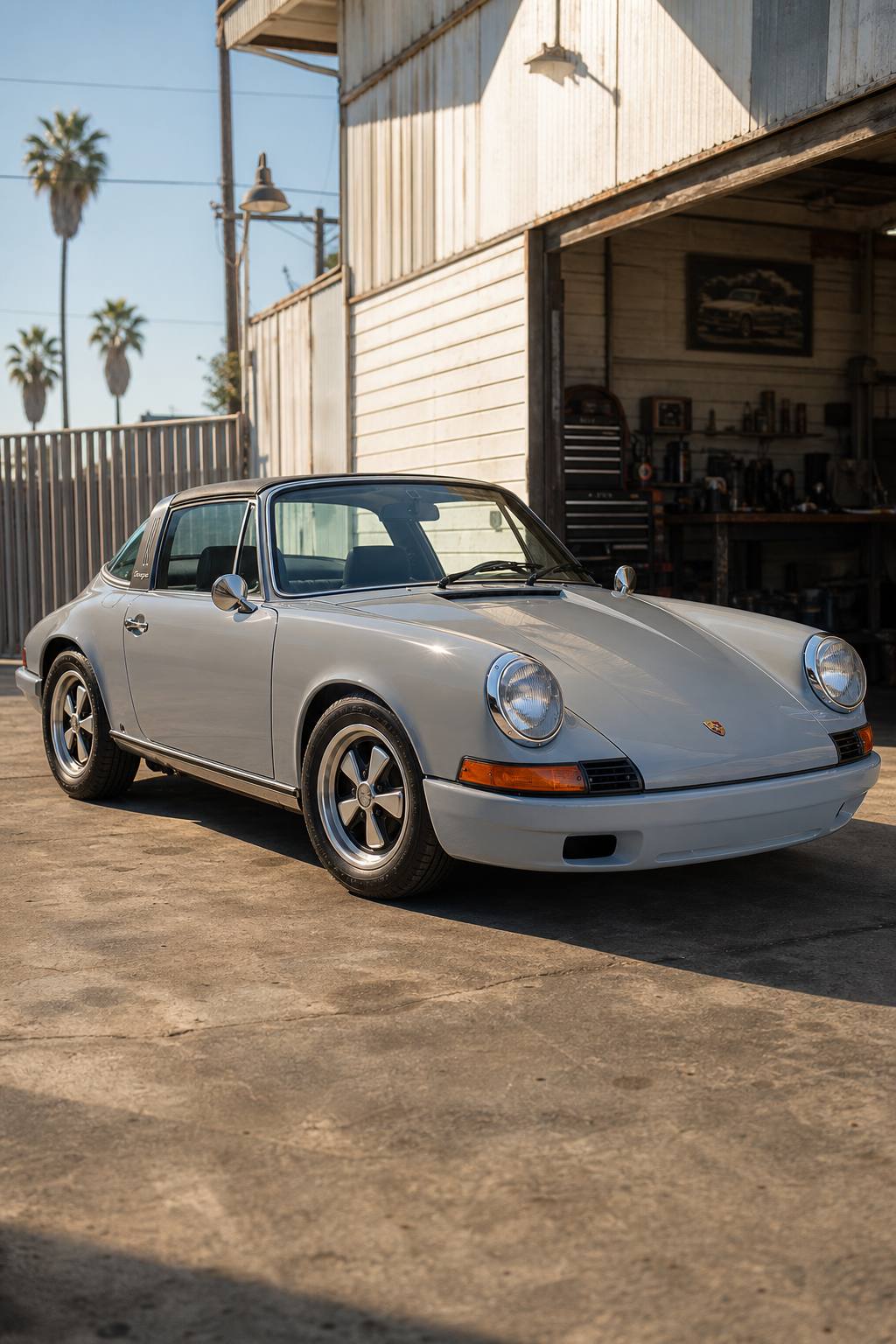 german classic 1972 Porsche 911 2DR project AI restoration vision