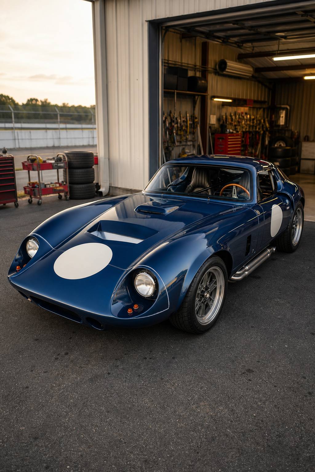 Replica 1965 FFR Daytona Coupe Project AI restoration vision
