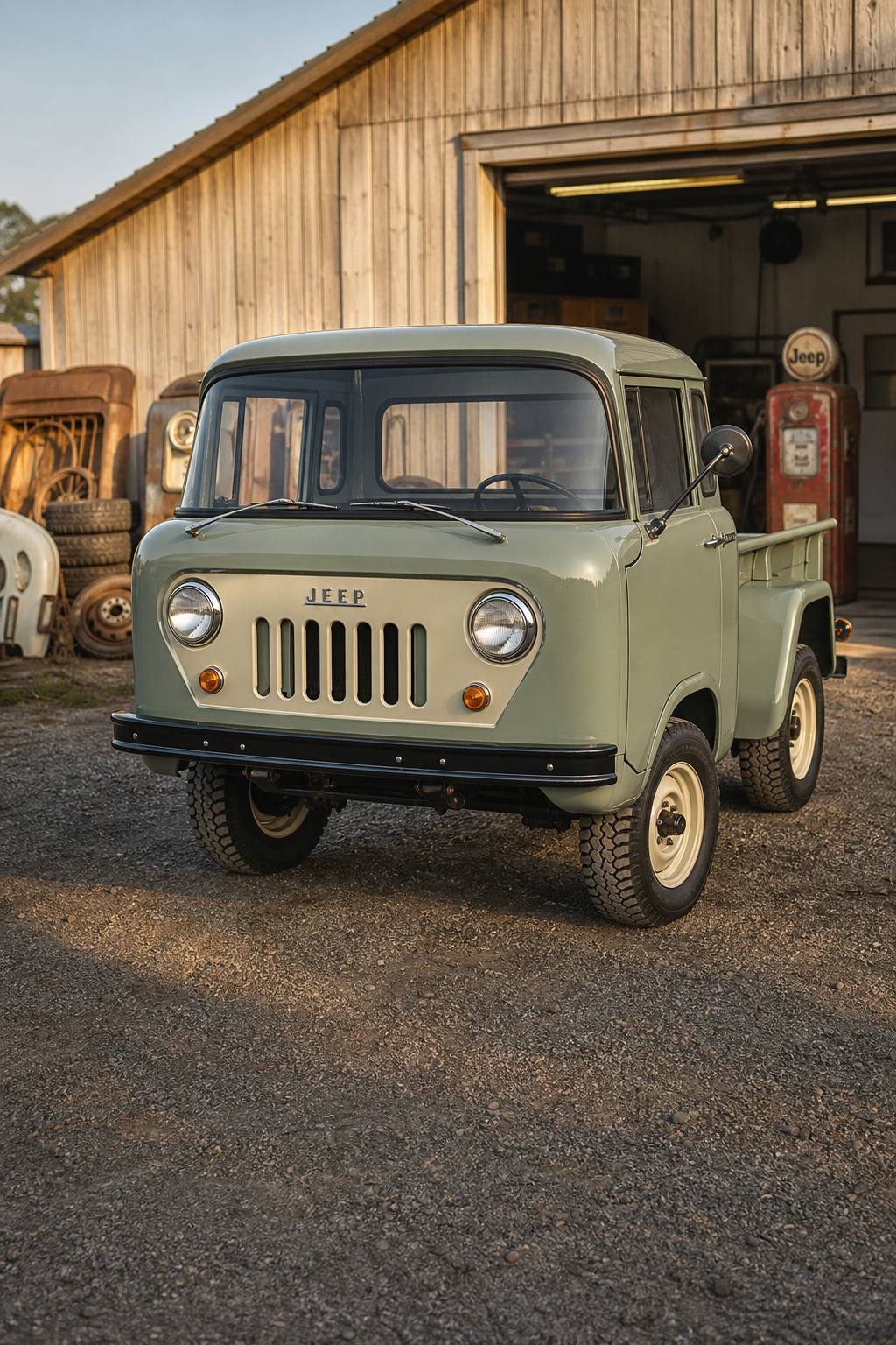 missing parts 1959 Jeep Pickup project AI restoration vision