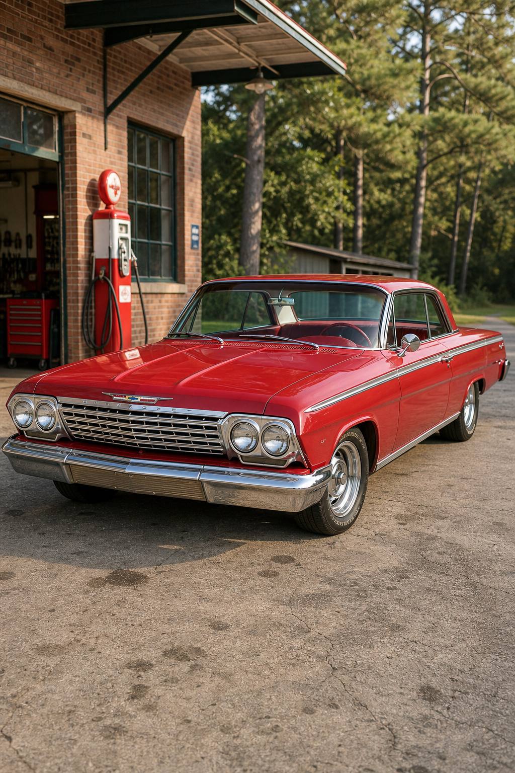decent body 1962 Chevrolet Impala project AI restoration vision