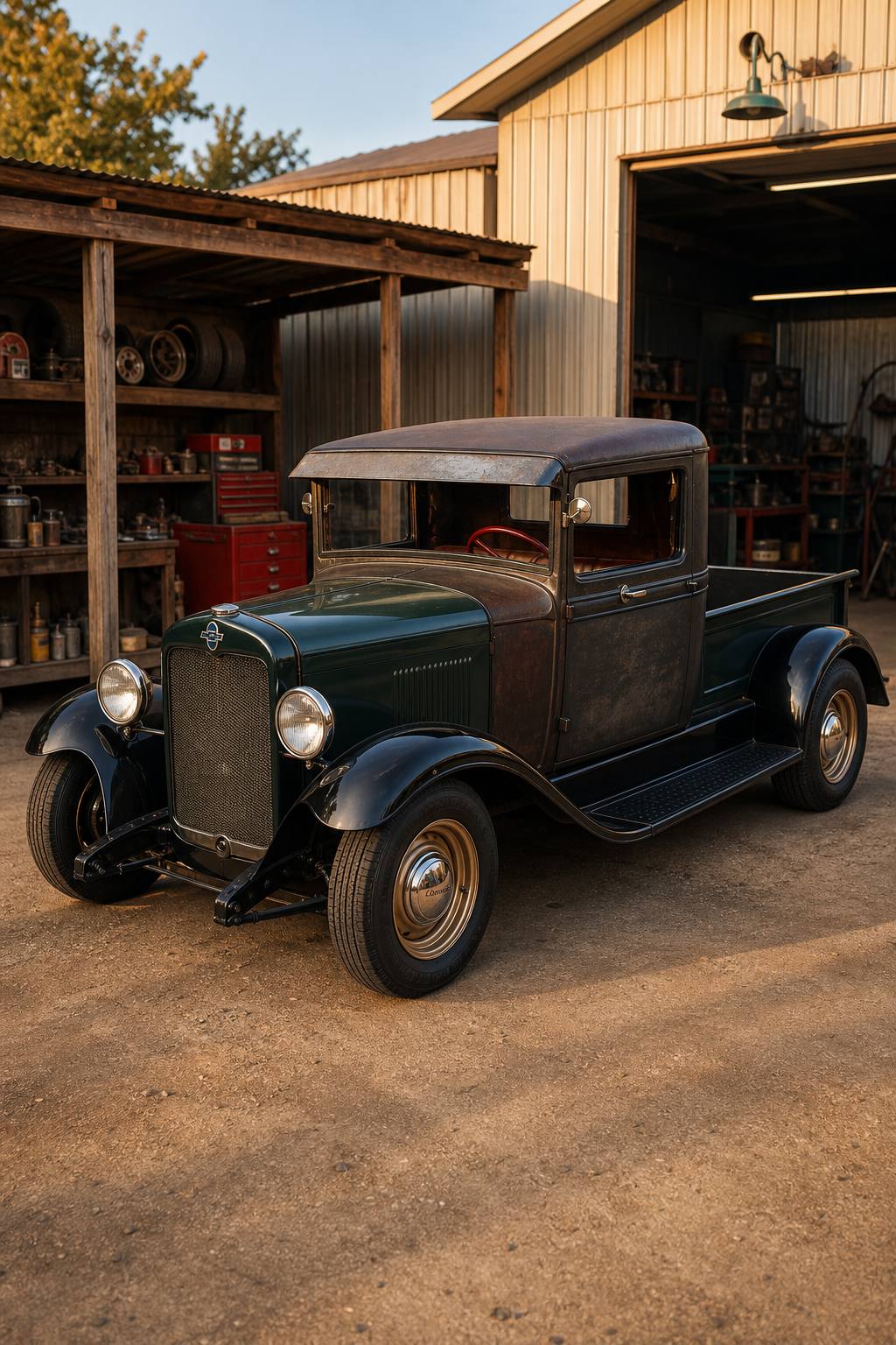 1929 Chevrolet 1.5 ton Truck – Project vehicle AI restoration vision