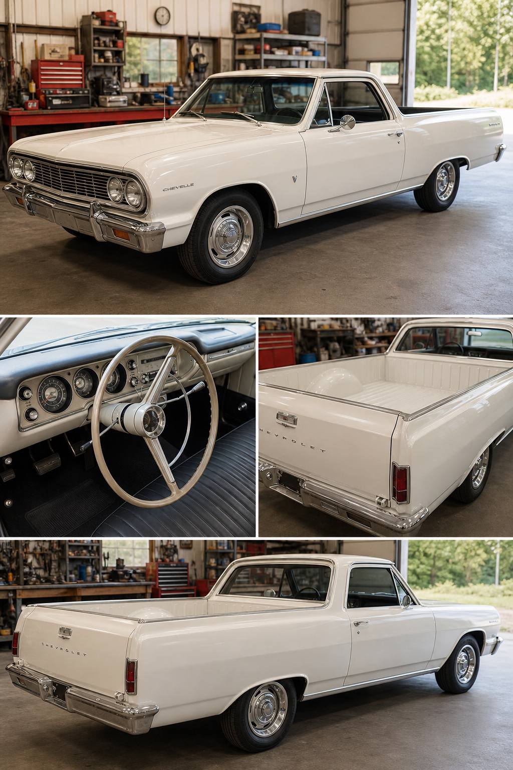 manual trans 1964 Chevrolet El Camino project AI restoration vision
