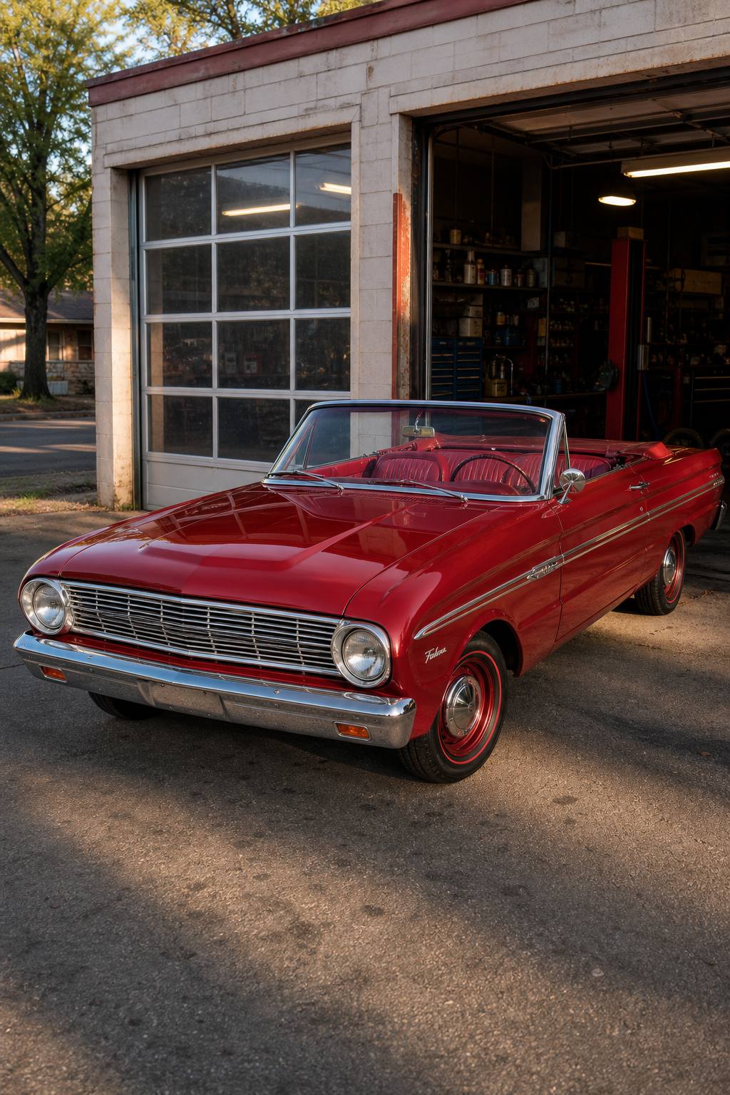 great base 1963 Ford Falcon furtura project AI restoration vision