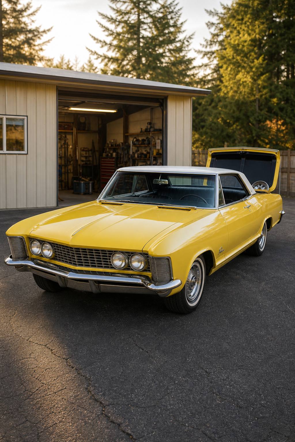 first year 1963 Buick Riviera project AI restoration vision
