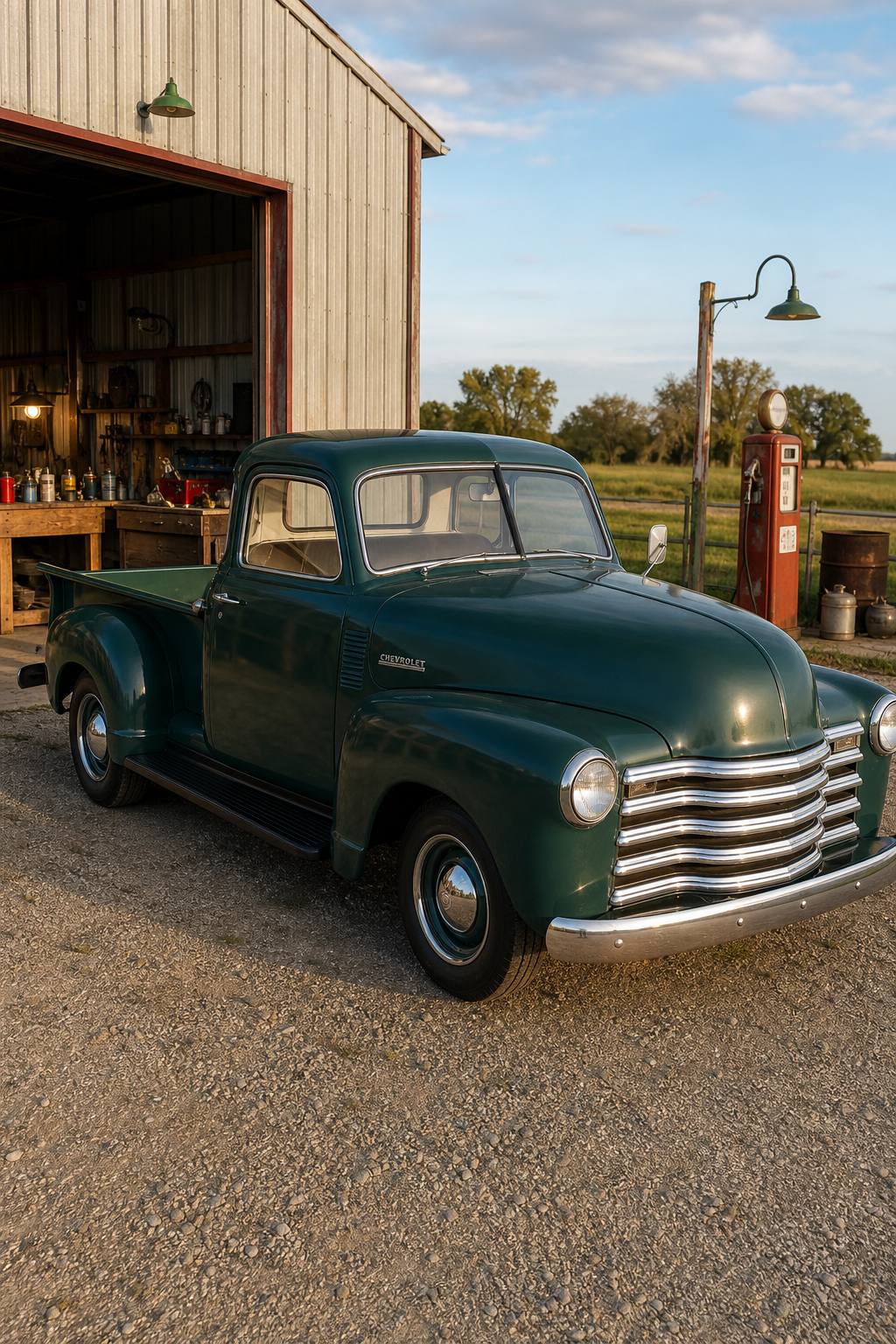 locked engine 1949 Chevrolet Pickups project AI restoration vision
