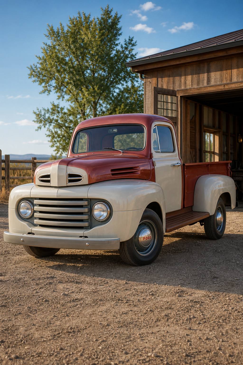 great shape 1950 Ford Pickups project AI restoration vision