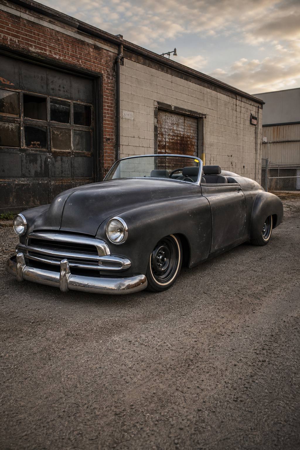 modified 1950 Chevrolet rat rod project AI restoration vision