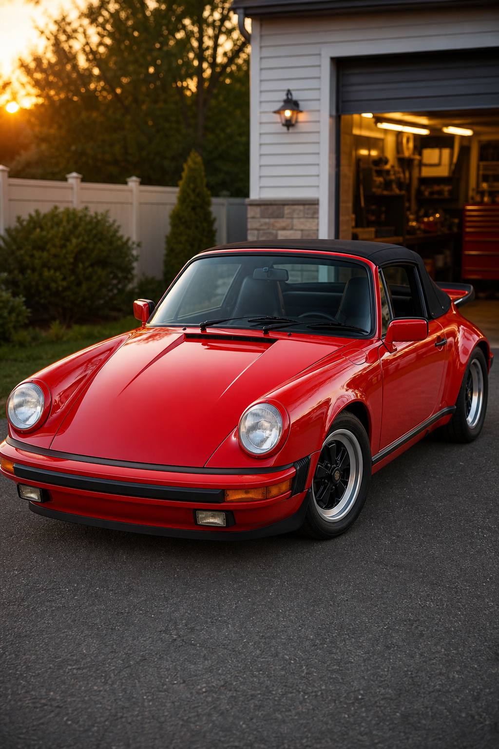 1985 Porsche 911 Convertible AI restoration vision