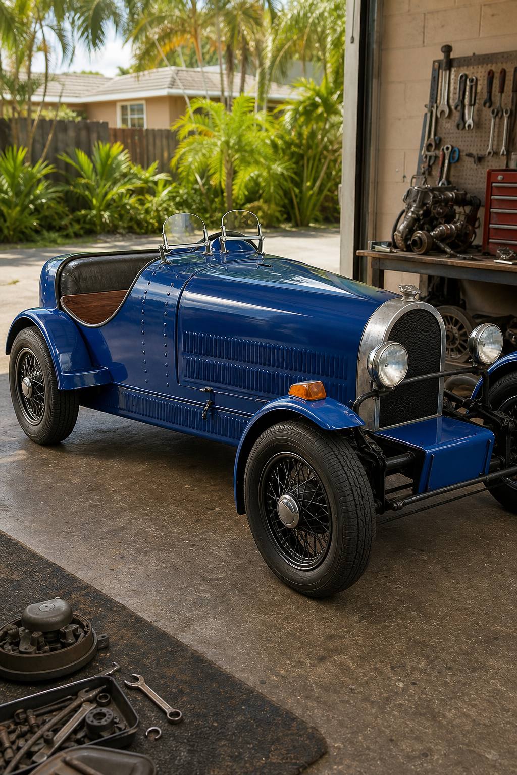 barn find 1965 Bugatti Replica project AI restoration vision