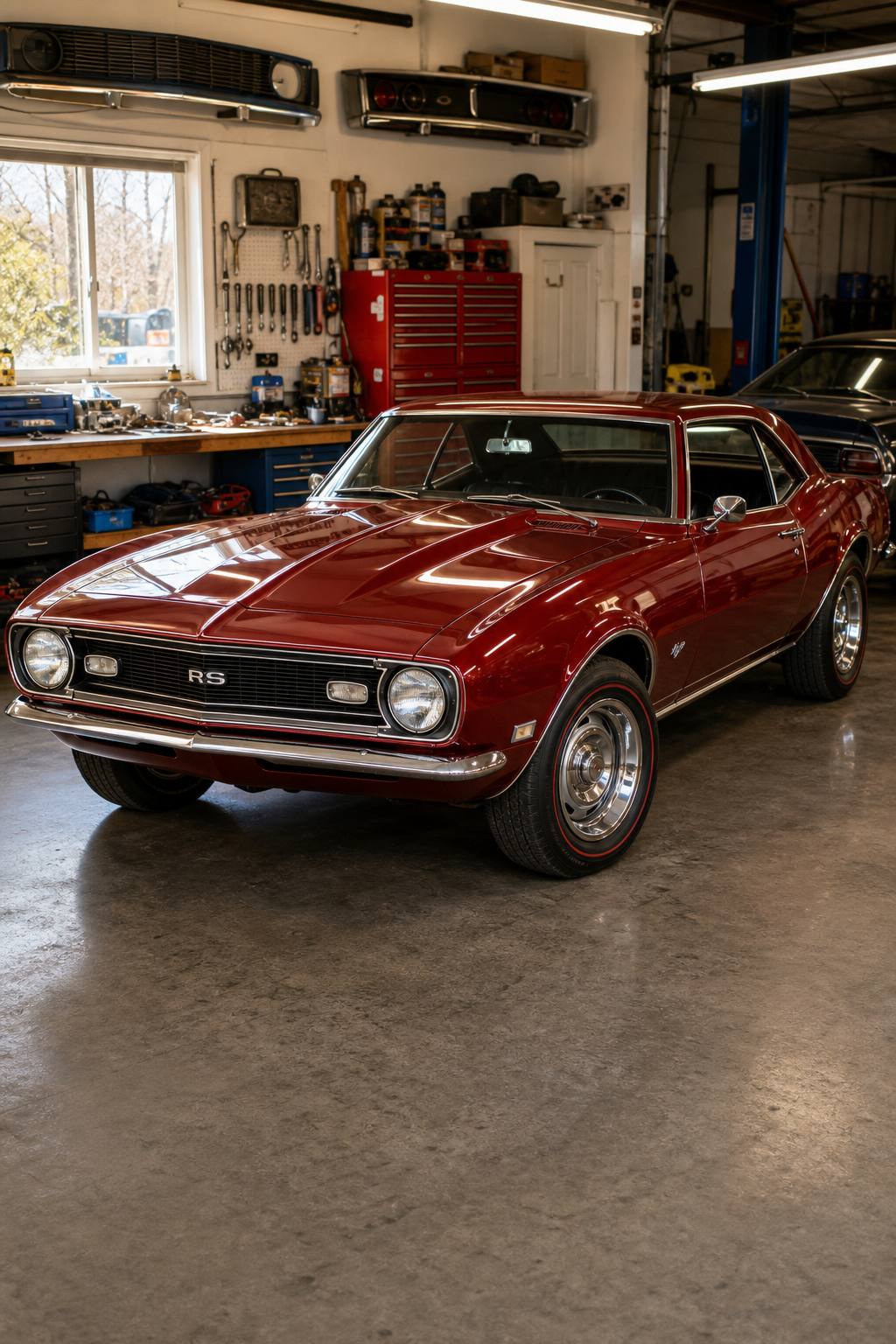 extra parts 1968 Chevrolet Camaro project AI restoration vision