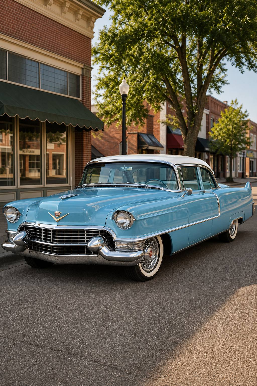 mostly original 1955 Cadillac Deville project AI restoration vision