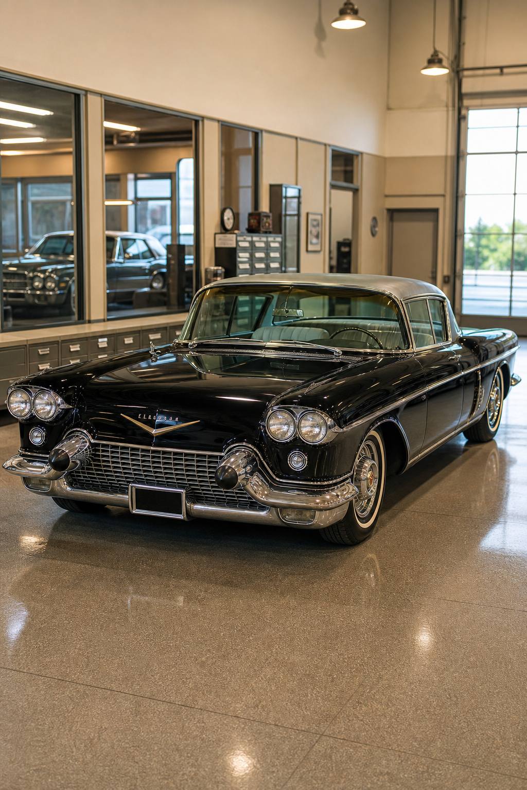 very solid 1958 Cadillac Eldorado BROUGHAM project AI restoration vision